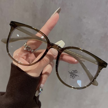 Spykay™ EG26825 Simple Oversized Square Frame Anti-Blue Light Glasses - Green - image 3