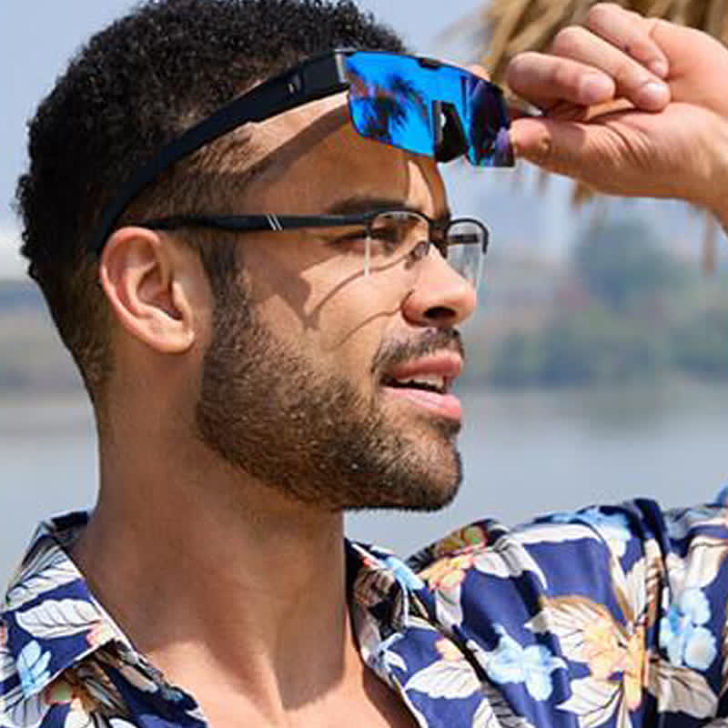 Spykay™ SG60974 Fit Over Glasses Polarized One-piece Sunglasses - image 3