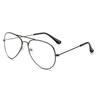 Spykay™ EG26827 Hipster Metal Retro Anti-blue Light Aviator Glasses - Grey - image 15