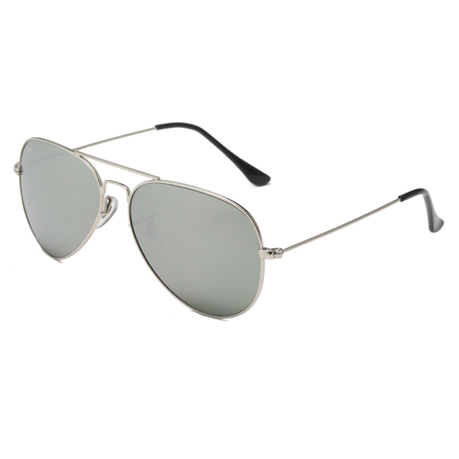 Spykay™ SG60978 Hipster Metal Retro Aviator Sunglasses - Silver - image 13