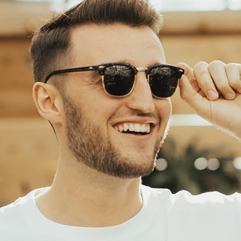 Spykay™ SG60929 Semi-Rimless Polarized Square Frame Browline Sunglasses for Fishing&Driving - image 3