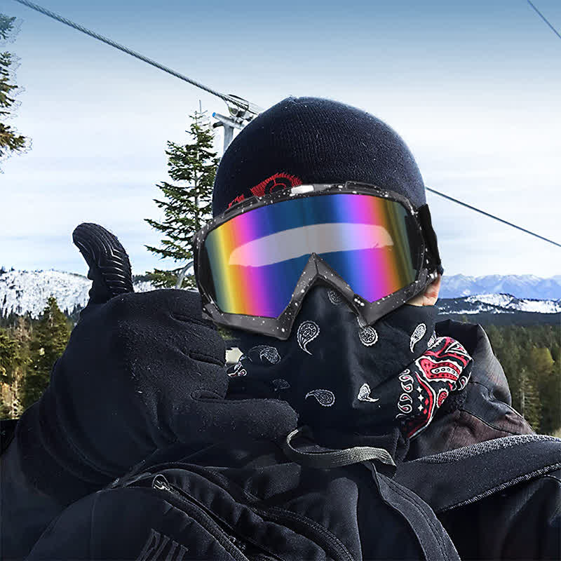 Spykay™ SG60982 Retro Over Glasses Windproof Ski Goggles Motorcycle Goggles for Men Women  - image 7