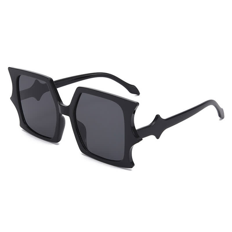 Spykay™ SG60986 Halloween Funny Oversized Square Frame Batwing Shape Sunglasses - Black - image 2