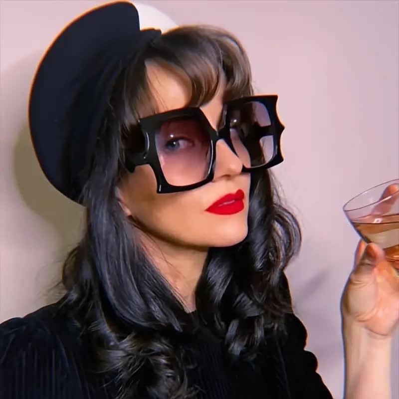 Spykay™ SG60986 Halloween Funny Oversized Square Frame Batwing Shape Sunglasses - image 1