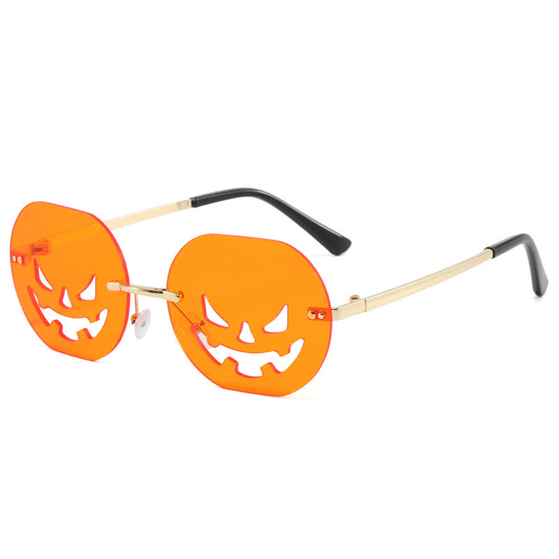 Spykay™ SG60987 Halloween Pumpkin Sunglasses for Women Men - Orange A - image 8