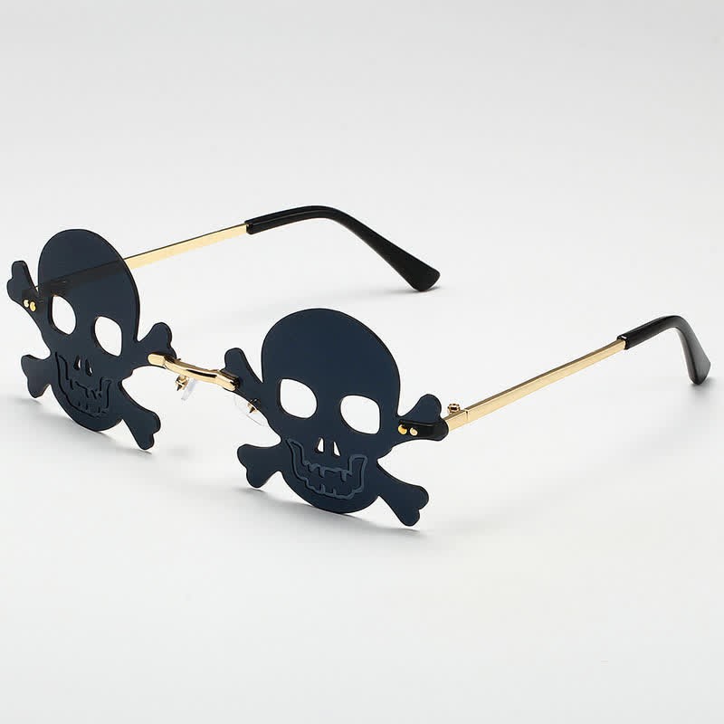 Spykay™ SG60988 Halloween Skull Ghost Sunglasses for Women Men - Black A - image 1