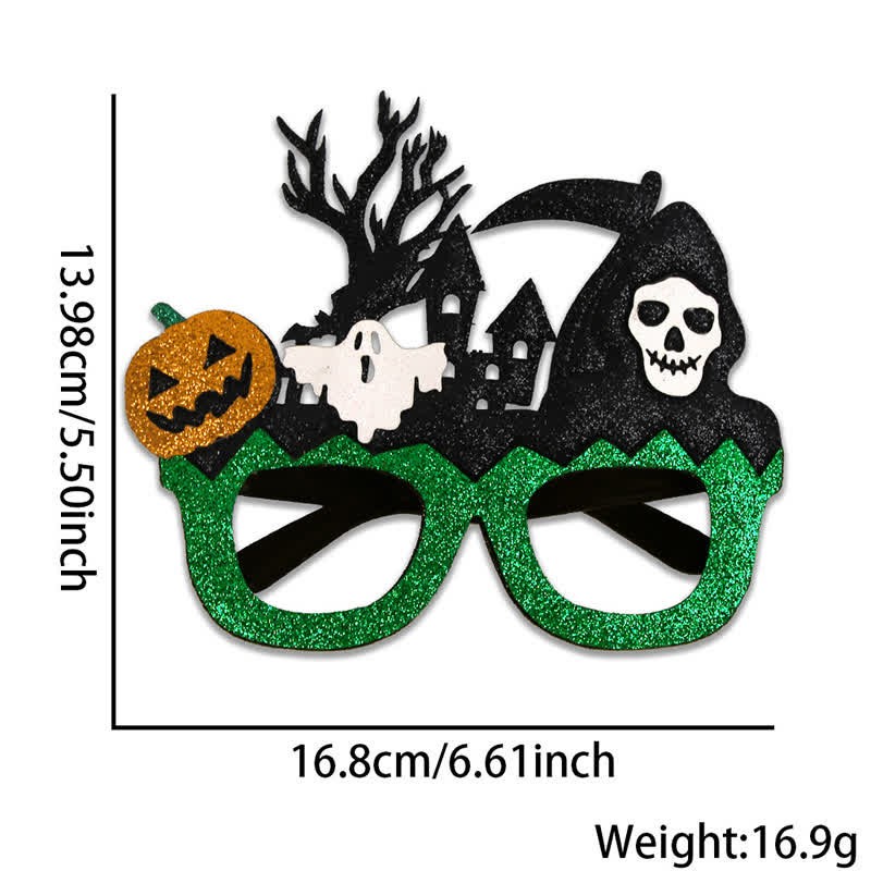 Spykay™ EG26830 Halloween Spooky Bat Pumpkin Skull Glasses for Adult Children - A - image 9