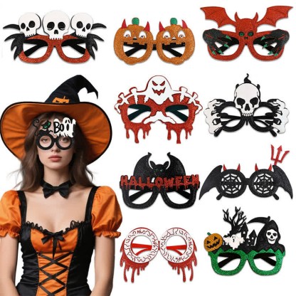 Spykay™ EG26830 Halloween Spooky Bat Pumpkin Skull Glasses for Adult Children - image 1