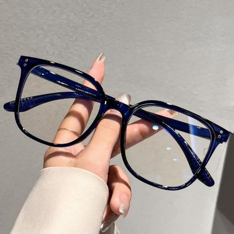 Spykay™ EG60751 Simple Anti-blue Light Square Frame Glasses - Black - image 4