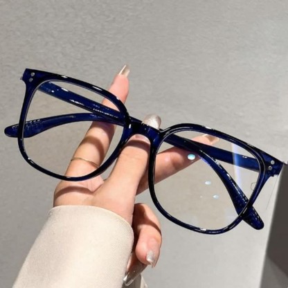 Spykay™ EG60751 Simple Anti-blue Light Square Frame Glasses - Black - image 4