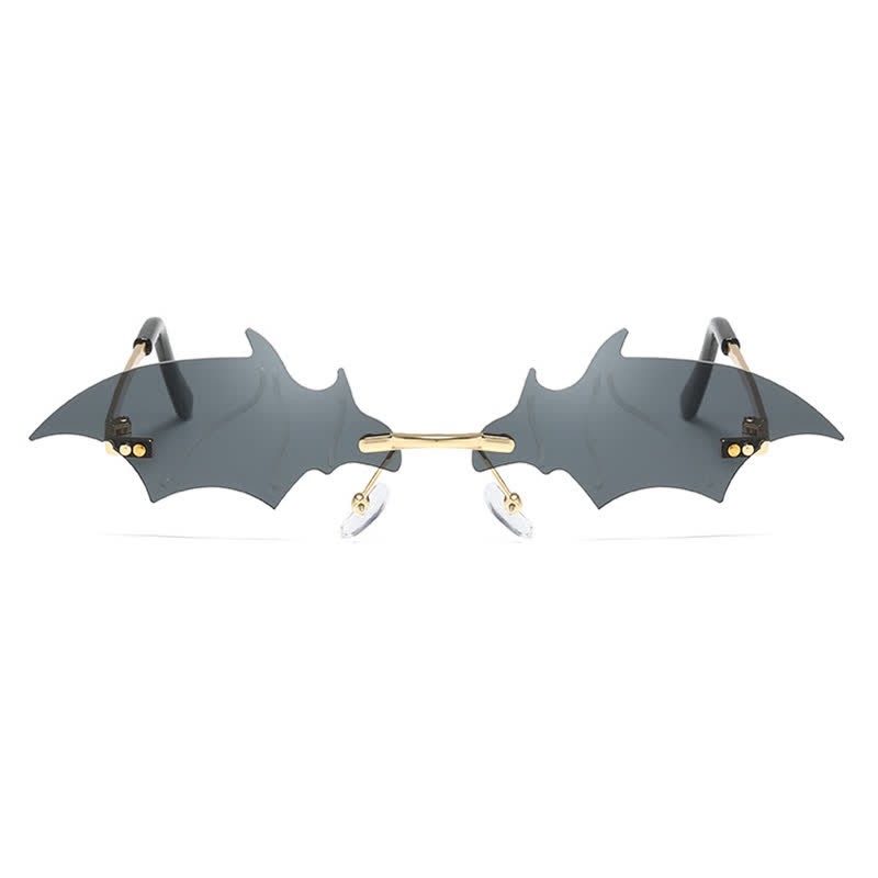 Spykay™ SG60992 Halloween Rimless Devil Vampire Bat Wing Sunglasses for Women Men - image 3