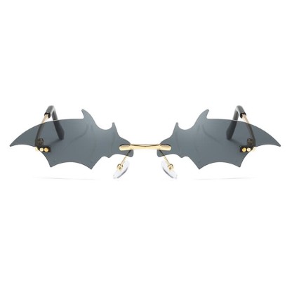 Spykay™ SG60992 Halloween Rimless Devil Vampire Bat Wing Sunglasses for Women Men - image 3