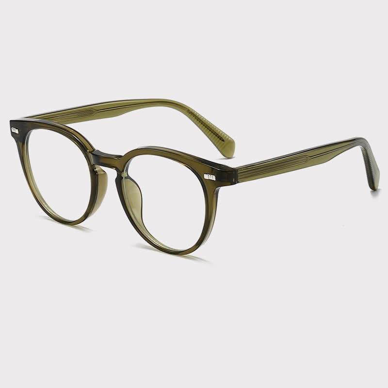 Spykay™ EG26835 Retro Classic Round Frame Anti-blue Light Glasses - Green - image 1