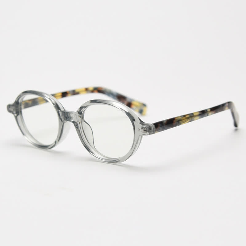 Spykay™ EG26838 Retro Round Frame Anti-blue Light Glasses - Grey - image 1