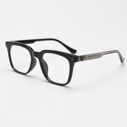 Spykay™ EG26839 Retro Classic Square Frame Anti-blue Light Glasses - Glossy Black - image 1