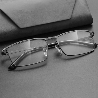 Spykay™ EG26841 Simple Titanium Rectangle Frame Anti-blue Light Glasses - image 3