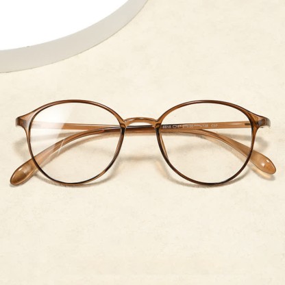 Spykay™ EG26845 Lightweight Round Frame Anti-blue Light Simple Glasses - image 1