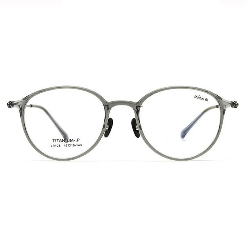 Spykay™ EG26847 Lightweight Classic Round Frame Anti-blue Light Simple Glasses - image 2