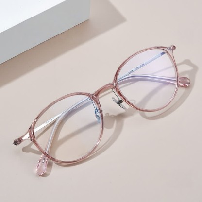Spykay™ EG26847 Lightweight Classic Round Frame Anti-blue Light Simple Glasses - image 9