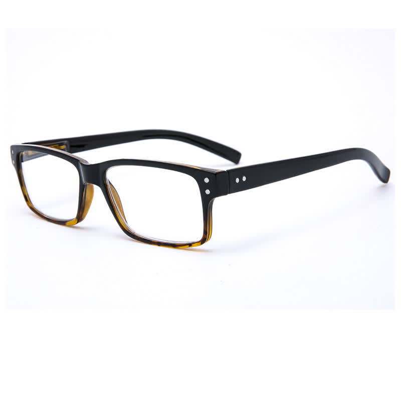 Spykay™ EG26837 Simple Classic Rectangle Frame Anti-blue Light Glasses - Black/Tortoise Shell - image 7