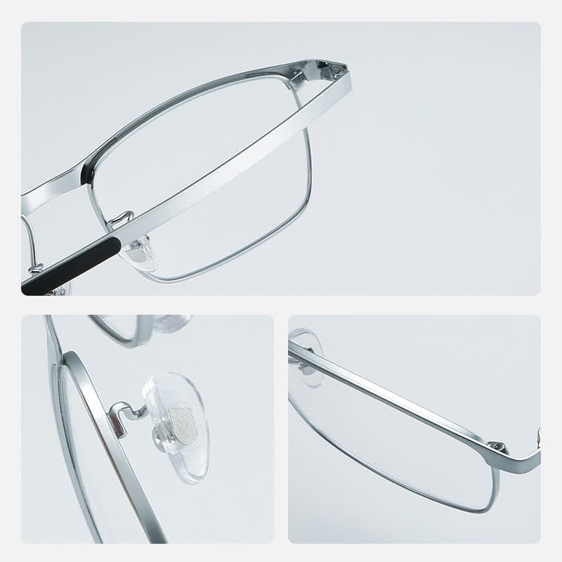 Spykay™ EG26852 Rectangle Titanium Frame Anti-blue Light Classic Glasses - image 5