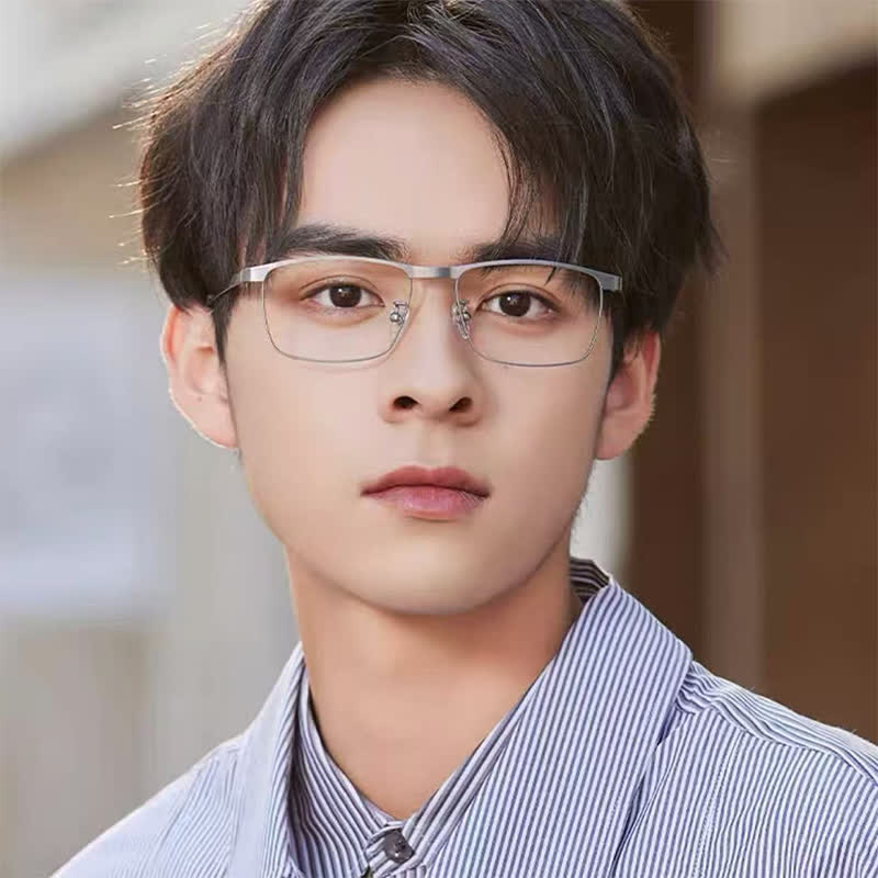 Spykay™ EG26852 Rectangle Titanium Frame Anti-blue Light Classic Glasses - image 3