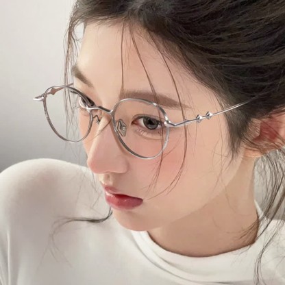 Spykay™ EG26853 Round Titanium Frame Anti-blue Light Classic Glasses - image 3