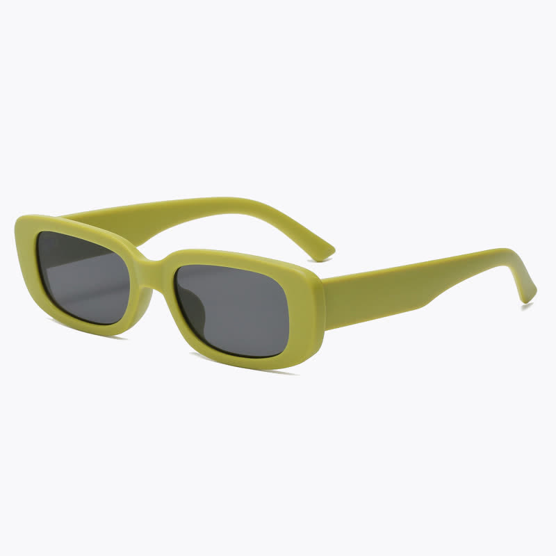Spykay™ SG60996 Rectangle Small Thick Frame Vintage Sunglasses - Green - image 25