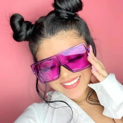 Spykay™ SG60998 Square Oversized Frame Fashion Sunglasses - Purple - image 1