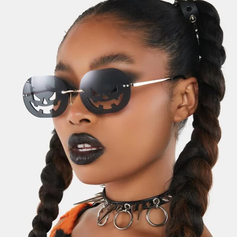 Spykay™ SG60987 Halloween Pumpkin Sunglasses for Women Men - image 3
