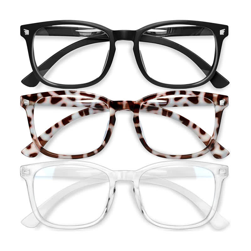 Spykay™ EG26743 Fashion Lightweight Simple Anti-blue Light Square Frame Glasses - image 3