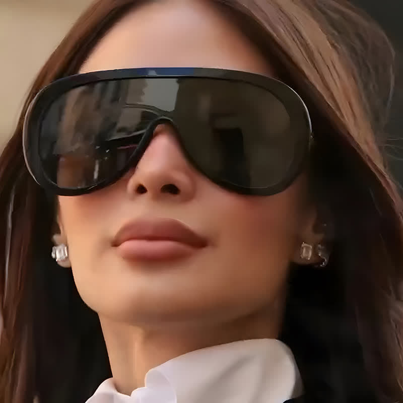 Spykay™ SG61001 Unisex Oversized One-piece Frame Aviator Sunglasses  - image 2