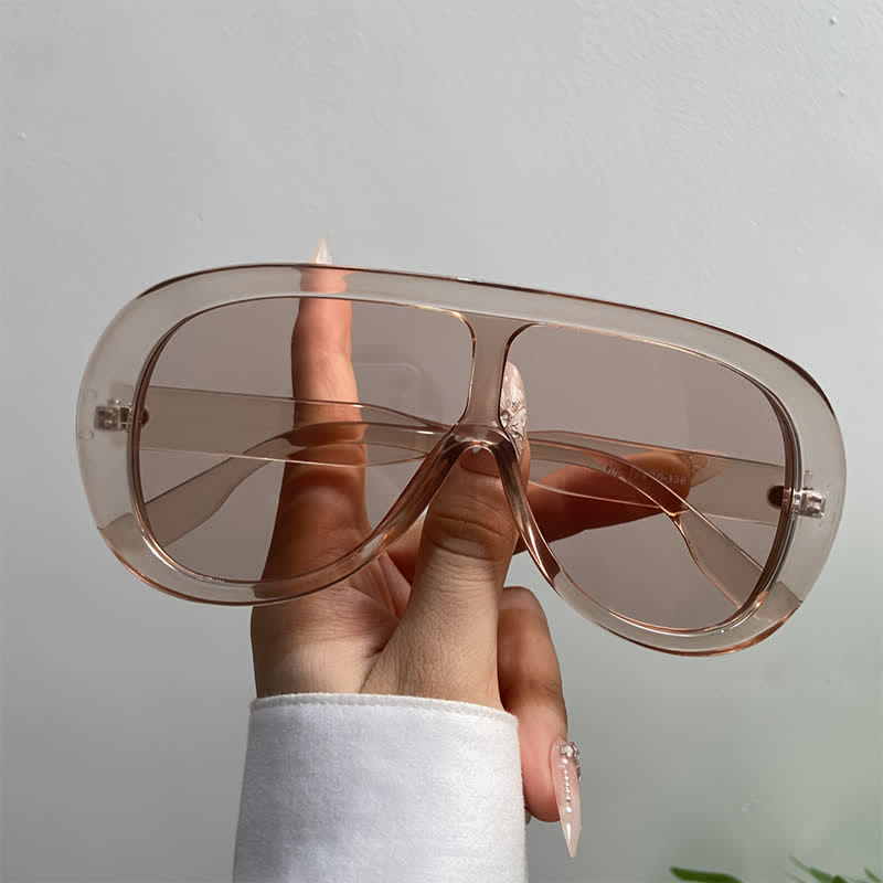 Spykay™ SG61001 Unisex Oversized One-piece Frame Aviator Sunglasses  - image 24