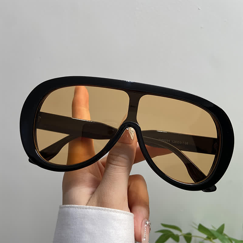 Spykay™ SG61001 Unisex Oversized One-piece Frame Aviator Sunglasses  - image 20