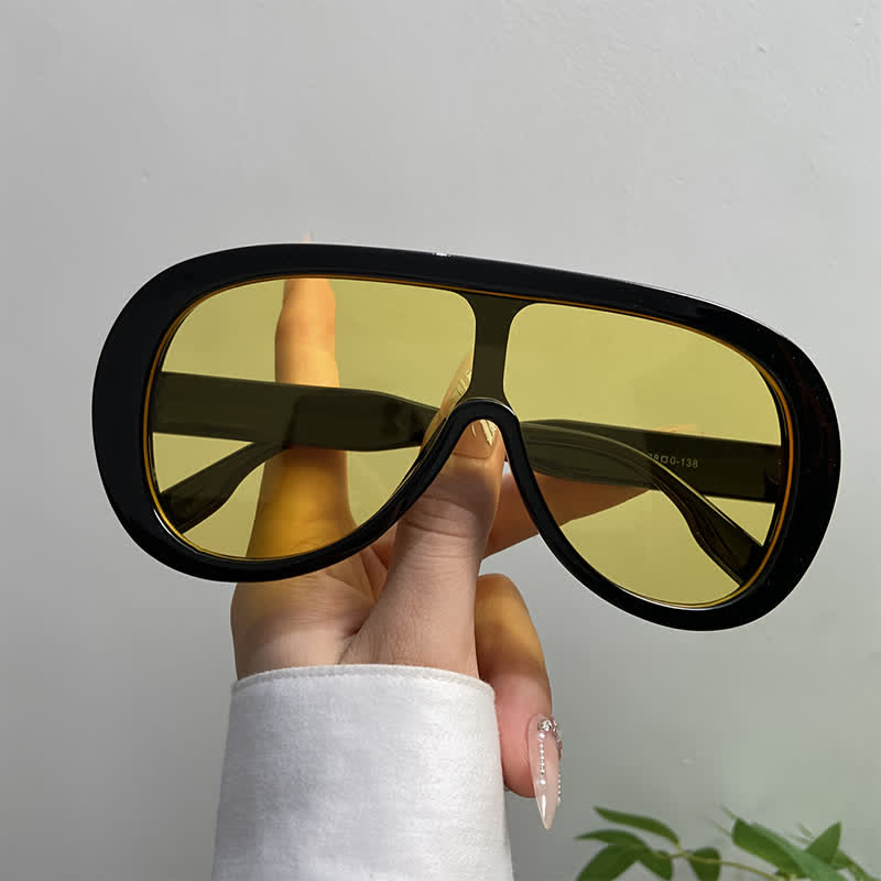 Spykay™ SG61001 Unisex Oversized One-piece Frame Aviator Sunglasses  - image 16