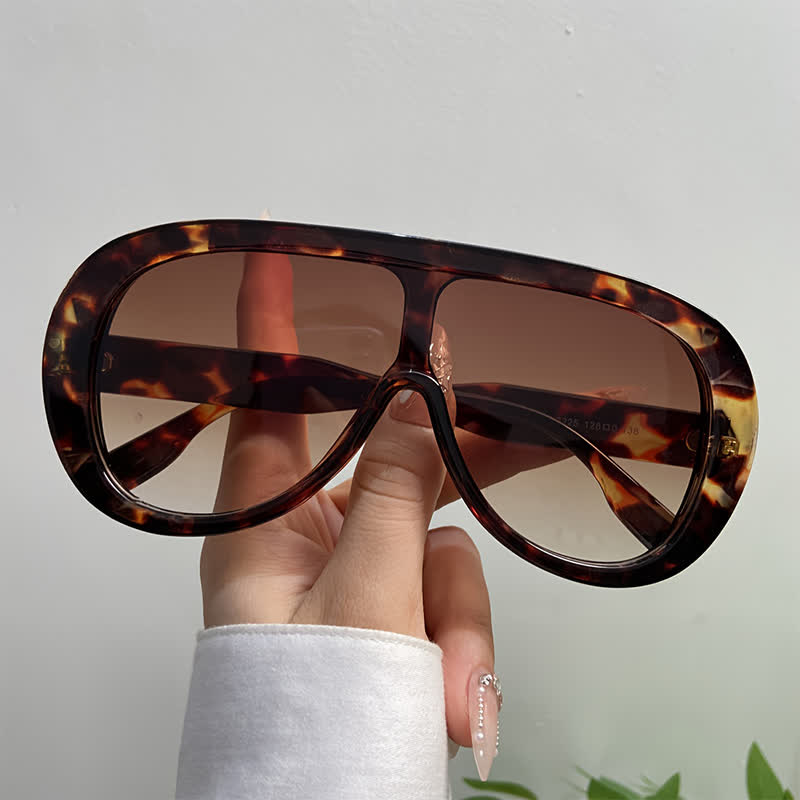 Spykay™ SG61001 Unisex Oversized One-piece Frame Aviator Sunglasses  - image 9