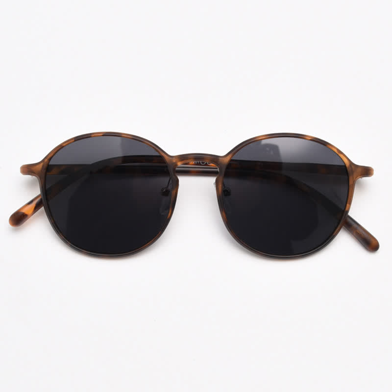 Spykay™ SG60999 Unisex Retro Simple Round Frame Polarized Sunglasses  - image 13