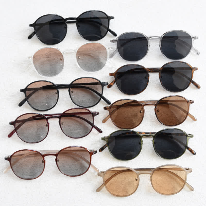 Spykay™ SG60999 Unisex Retro Simple Round Frame Polarized Sunglasses  - image 22
