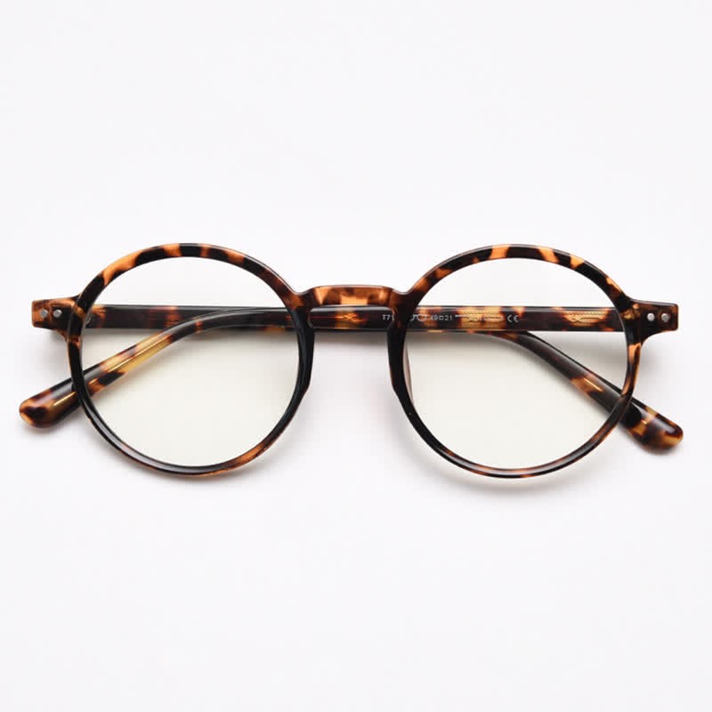 Spykay™ EG26870 Unisex Retro Simple Round Frame Anti-blue Light Glasses  - image 10