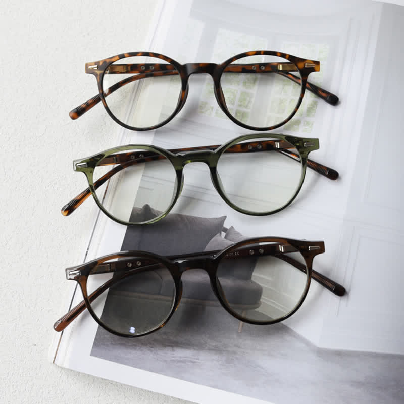 Spykay™ EG26869 Simple Round Frame Anti-blue Light Classic Glasses  - image 14