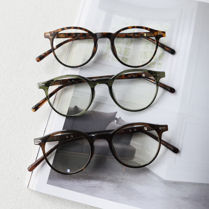 Spykay™ EG26869 Simple Round Frame Anti-blue Light Classic Glasses  - image 14