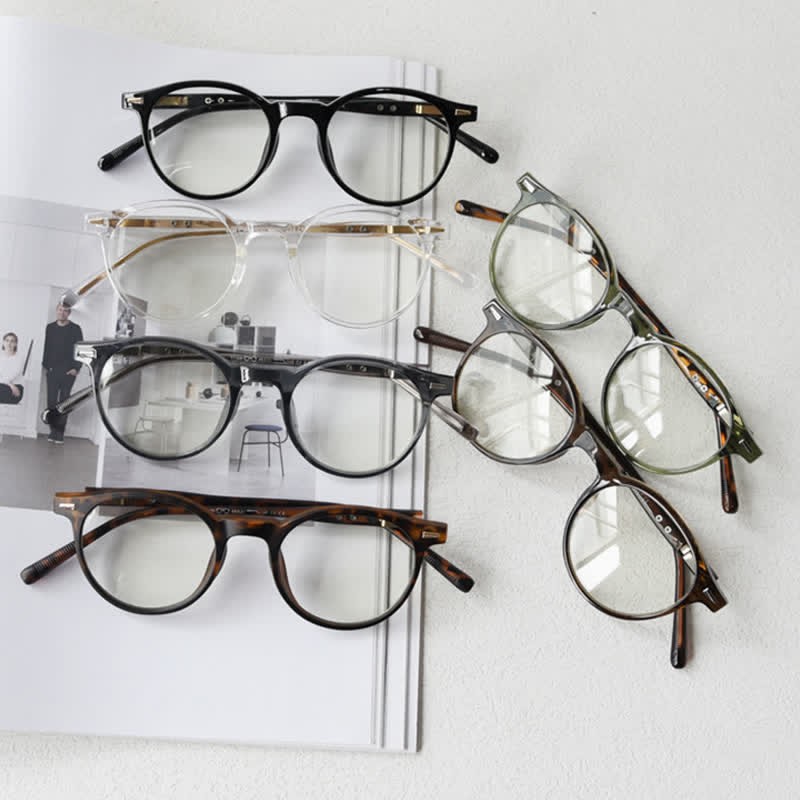 Spykay™ EG26869 Simple Round Frame Anti-blue Light Classic Glasses  - image 15