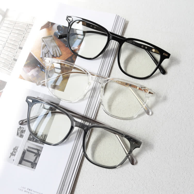 Spykay™ EG26868 Large Square Frame Anti-blue Light Retro Classic Glasses  - image 13