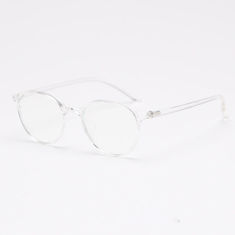 Spykay™ EG26866 Oval Frame Anti-blue Light Simple Classic Lightweight Glasses  - Clear - image 4
