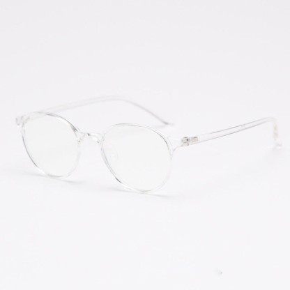 Spykay™ EG26866 Oval Frame Anti-blue Light Simple Classic Lightweight Glasses  - Clear - image 4
