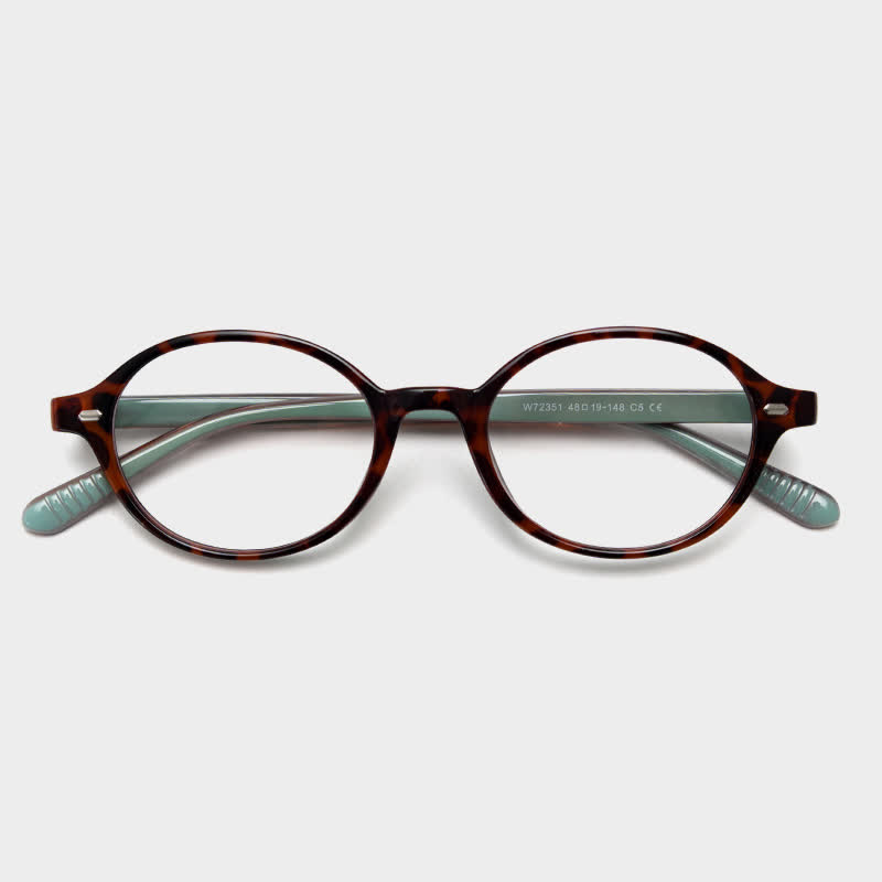 Spykay™ EG60680 Vintage Oval Frame Anti-blue Light Eyeglasses - image 3