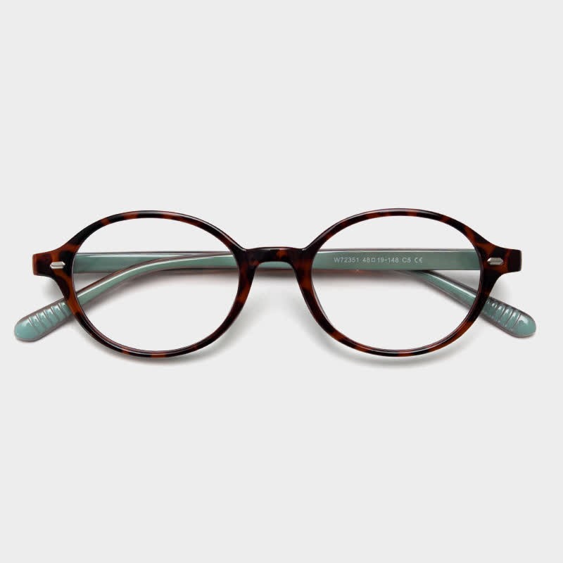 Spykay™ EG60680 Vintage Oval Frame Anti-blue Light Eyeglasses - image 3