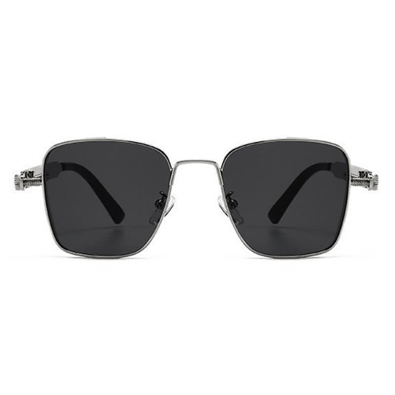 Spykay™ SG61005 Steampunk Square Frame Spring Temples Retro Sunglasses - image 5