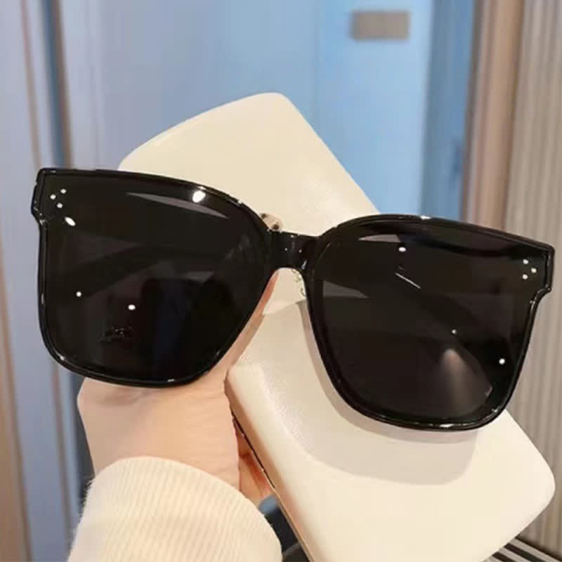 Spykay™ SG61006 Fit Over Glasses Square Frame Classic Polarized Sunglasses for Women Men - Black - image 4