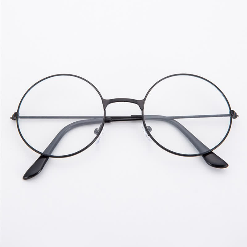 Spykay™ EG26874 Retro Round Frame Metal Anti-blue Light Glasses for Women Men - image 4
